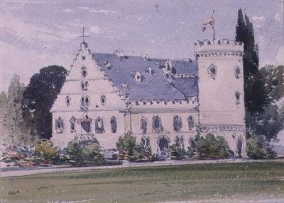 Souvenir di Rosenau, il luogo di nascita di SAR il Principe Consorte, marito della Regina Vittoria da William Callow